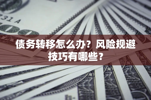 北京债务转移怎么办?风险规避技巧有哪些? 北京债务转移怎么办?风险规避技巧有哪些?